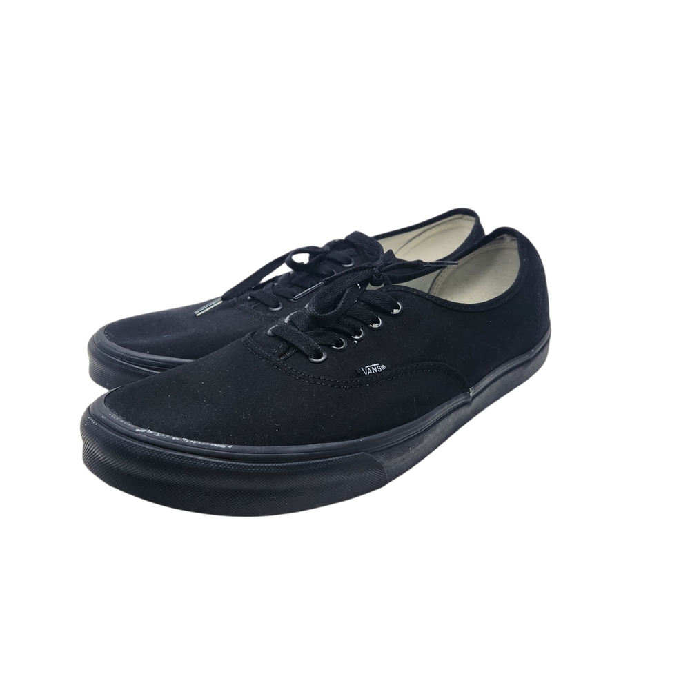 VANS Doheny Mens Size 13 Shoes Black Canvas Low Top Lace Up Skate Sneaker